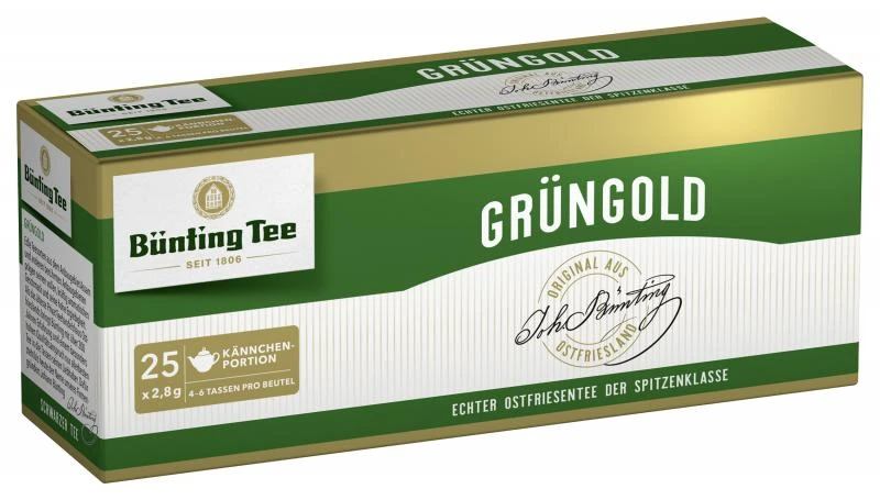 Bünting Tee Grüngold Kannenbeutel 1 Bünting Tee Grüngold Kannenbeutel