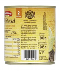 Hengstenberg Mildessa Weinsauerkraut Mild -Lebensmittelserien Geschäft 4502040052 40081922 04.jpg