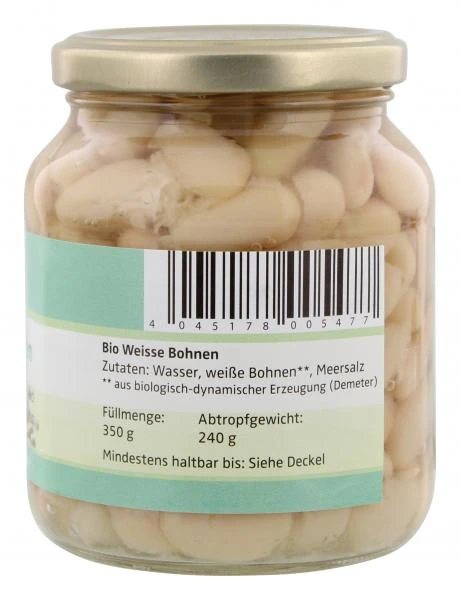 Campo Verde Demeter Weiße Bohnen 2 Campo Verde Demeter Weiße Bohnen – Bild 2