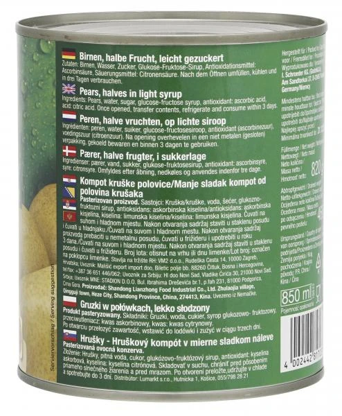 BelSun Birnen Halbe Frucht Leicht Gezuckert 2 BelSun Birnen Halbe Frucht Leicht Gezuckert – Bild 2