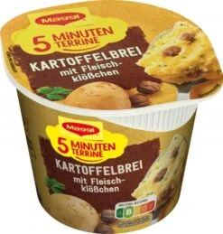 Maggi 5 Minuten Terrine Kartoffelbrei Mit Fleischklößchen