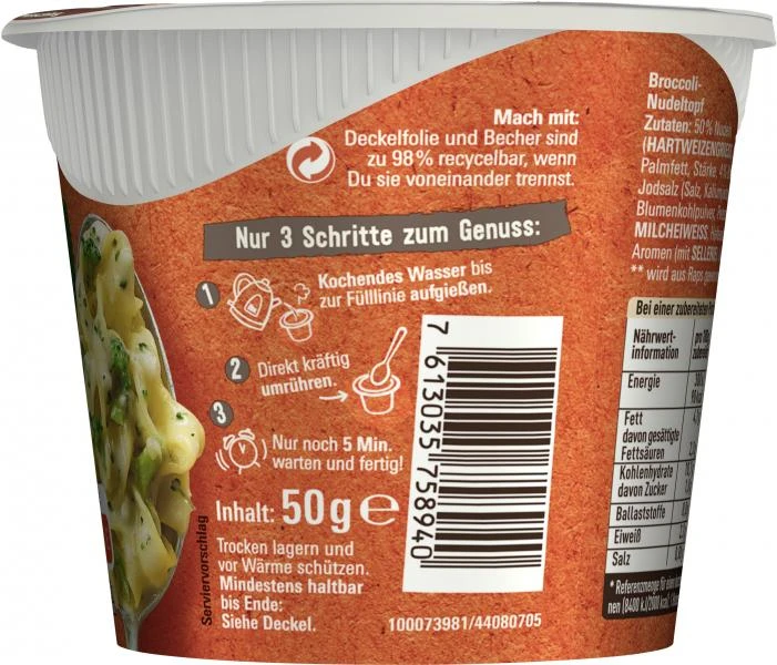 Maggi 5 Minuten Terrine Broccoli Nudeltopf 5 Maggi 5 Minuten Terrine Broccoli Nudeltopf – Bild 5