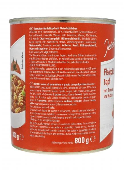 Jeden Tag Fleischbällchentopf Mit Tomaten Und Nudeln 2 Jeden Tag Fleischbällchentopf Mit Tomaten Und Nudeln – Bild 2