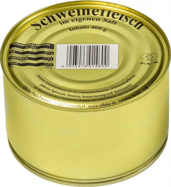Eifel Schweinefleisch Im Eigenen Saft 1 Eifel Schweinefleisch Im Eigenen Saft