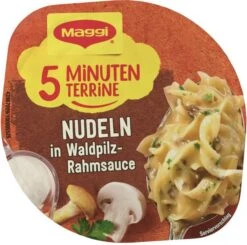 Maggi 5 Minuten Terrine Nudeln In Waldpilz-Rahmsauce -Lebensmittelserien Geschäft 4502050939 7613037639513 03.jpg
