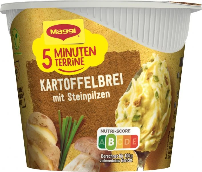 Maggi 5 Minuten Terrine Kartoffelbrei Mit Steinpilzen 2 Maggi 5 Minuten Terrine Kartoffelbrei Mit Steinpilzen – Bild 2