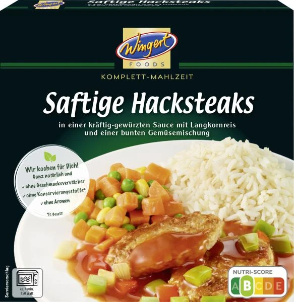 Wingert Foods Saftige Hacksteaks 1 Wingert Foods Saftige Hacksteaks