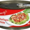 Jeden Tag Thunfisch-Stücke In Pikanter Gemüsesauce