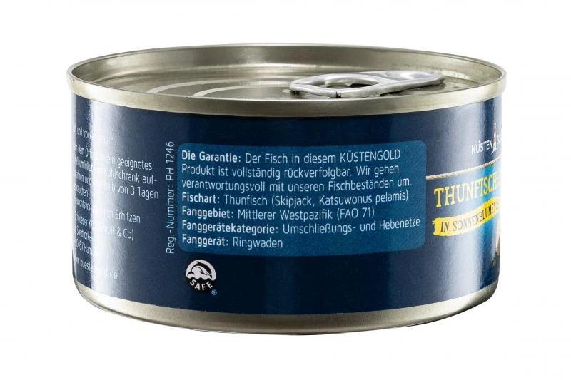 Küstengold Thunfisch-Stücke In Sonnenblumenöl 4 Küstengold Thunfisch-Stücke In Sonnenblumenöl – Bild 4