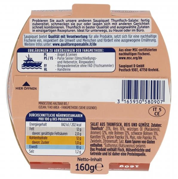 Saupiquet Thunfisch-Salat Texana 2 Saupiquet Thunfisch-Salat Texana – Bild 2