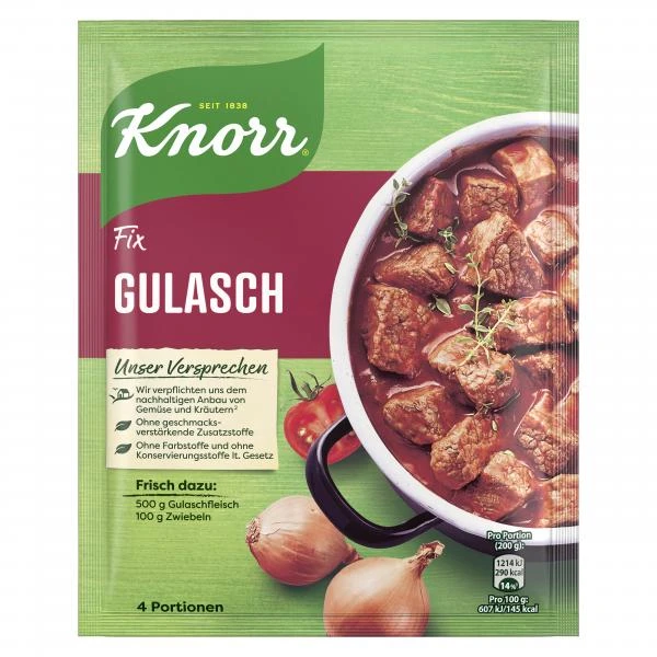 Knorr Fix Gulasch 1 Knorr Fix Gulasch