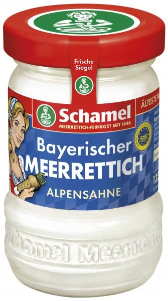 Schamel Bayerischer Meerrettich Alpensahne 1 Schamel Bayerischer Meerrettich Alpensahne