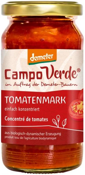 Campo Verde Demeter Tomatenmark 1 Campo Verde Demeter Tomatenmark