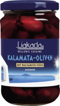 Liakada Kalamata-Oliven Mit Balsamico-Essig Entsteint