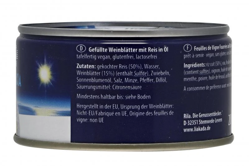 Liakada Domadakia Weinblätter Mit Reis 2 Liakada Domadakia Weinblätter Mit Reis – Bild 2