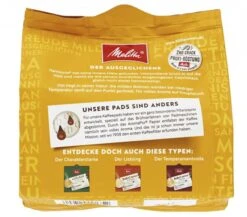 Melitta Harmonie Mild Kaffeepads 6 Melitta Harmonie Mild Kaffeepads -Lebensmittelserien Geschäft 4502090291 4002720001752 03.jpg