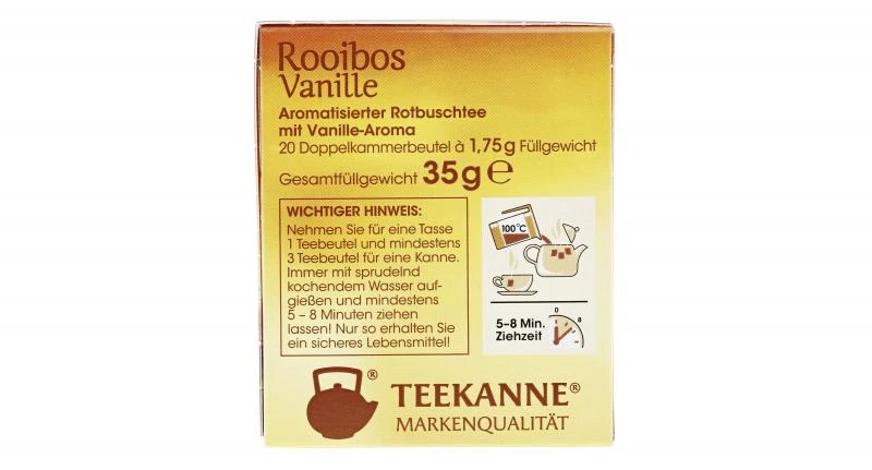 Teekanne Rooibos Vanille 4 Teekanne Rooibos Vanille – Bild 4