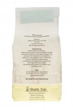 Mühle Erks Bioland Weizenmehl Type 550 6 Mühle Erks Bioland Weizenmehl Type 550 -Lebensmittelserien Geschäft 4502110081 4038269002110 03