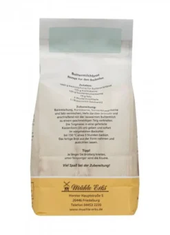Mühle Erks Bioland Backmischung Für Buttermilchbrot -Lebensmittelserien Geschäft 4502110328 4038269002103 03