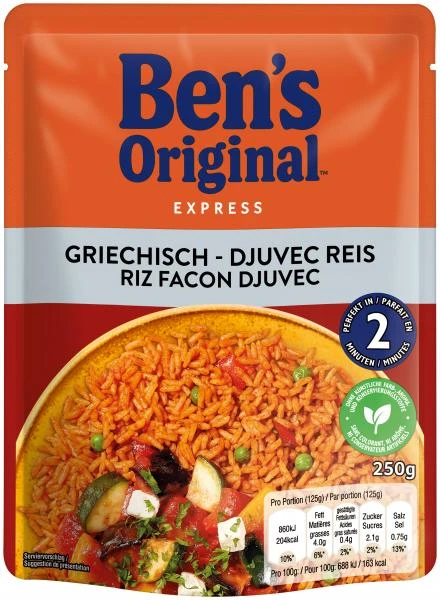 Ben's Original Express Griechisch-Djuvec Reis 1 Ben's Original Express Griechisch-Djuvec Reis