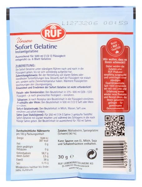 Ruf Sofort Gelatine 2 Ruf Sofort Gelatine – Bild 2