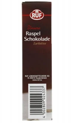 Ruf Raspel Schokolade Zartbitter -Lebensmittelserien Geschäft 4502111261 4002809024337 04.jpg
