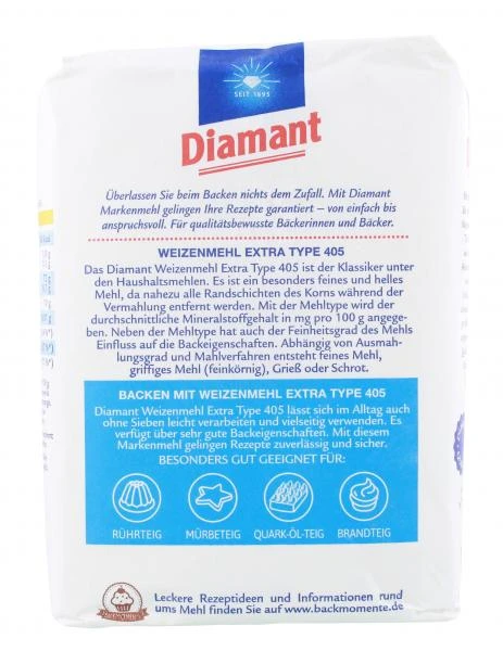 Diamant Weizenmehl Extra Type 405 3 Diamant Weizenmehl Extra Type 405 – Bild 3