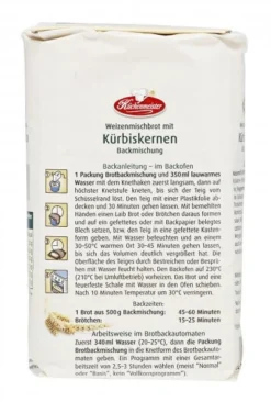 Küchenmeister Backmischung Brot Mit Kürbiskernen -Lebensmittelserien Geschäft 4502113461 4006363101497 03.jpg