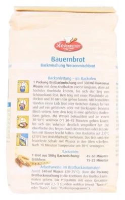 Küchenmeister Backmischung Bauernbrot -Lebensmittelserien Geschäft 4502113464 4006363101404 03.jpg