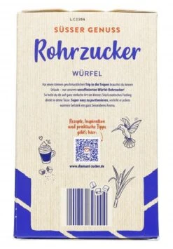Diamant Würfel Rohrzucker Unraffiniert -Lebensmittelserien Geschäft 4502120010 4001726828004 03