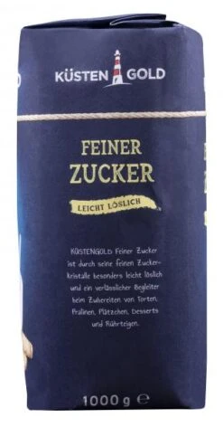 Küstengold Feiner Zucker -Lebensmittelserien Geschäft 4502120026 4250426200119 03.jpg