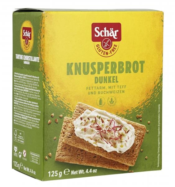 Schär Knusperbrot Dunkel 1 Schär Knusperbrot Dunkel