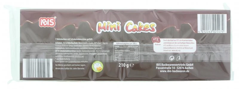Ibis Mini Cakes Schoko 2 Ibis Mini Cakes Schoko – Bild 2